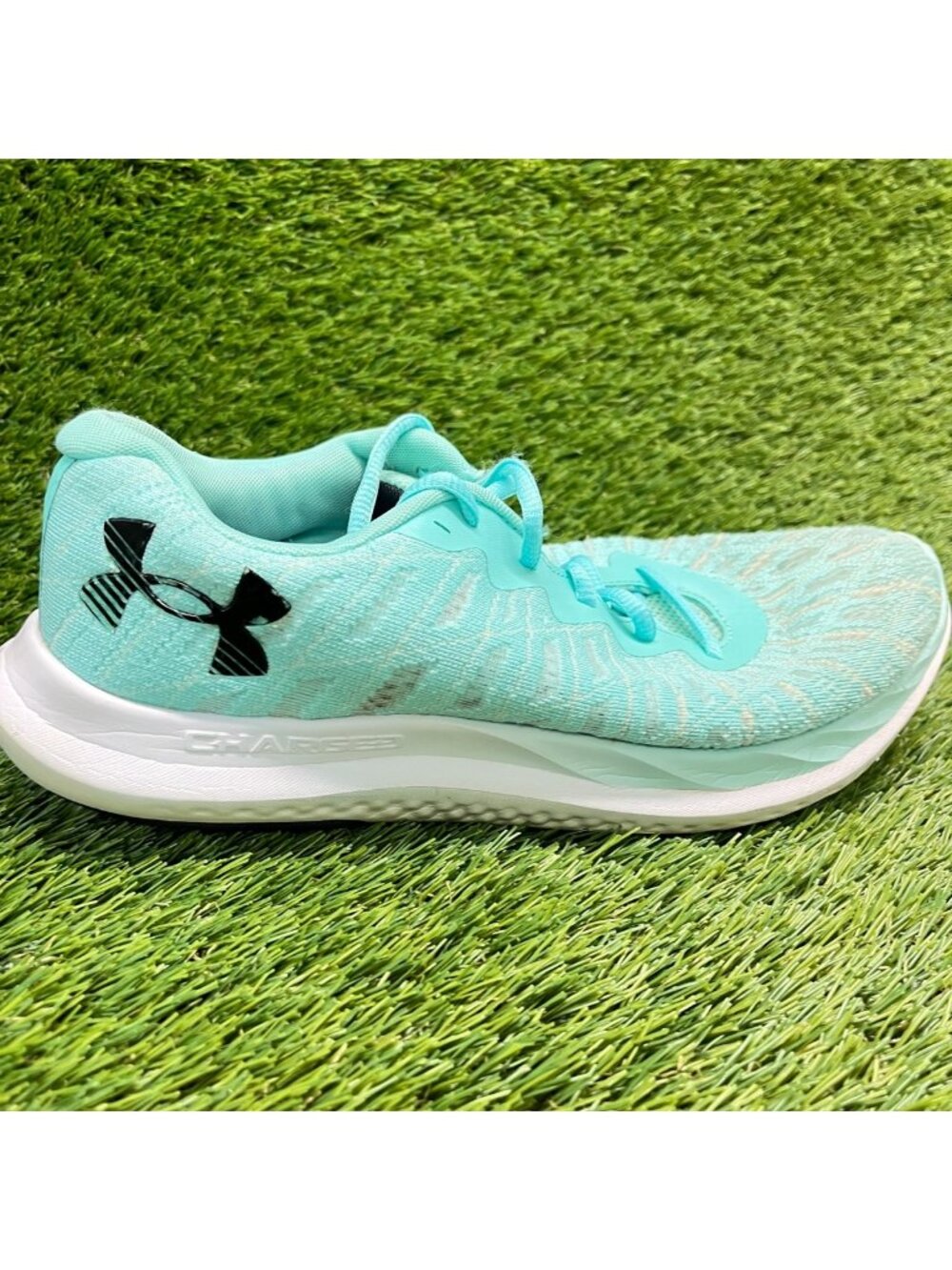 Under Armour Charged Breeze 2 Womens Size 9.5 Blue Black Running Shoes Sneakers